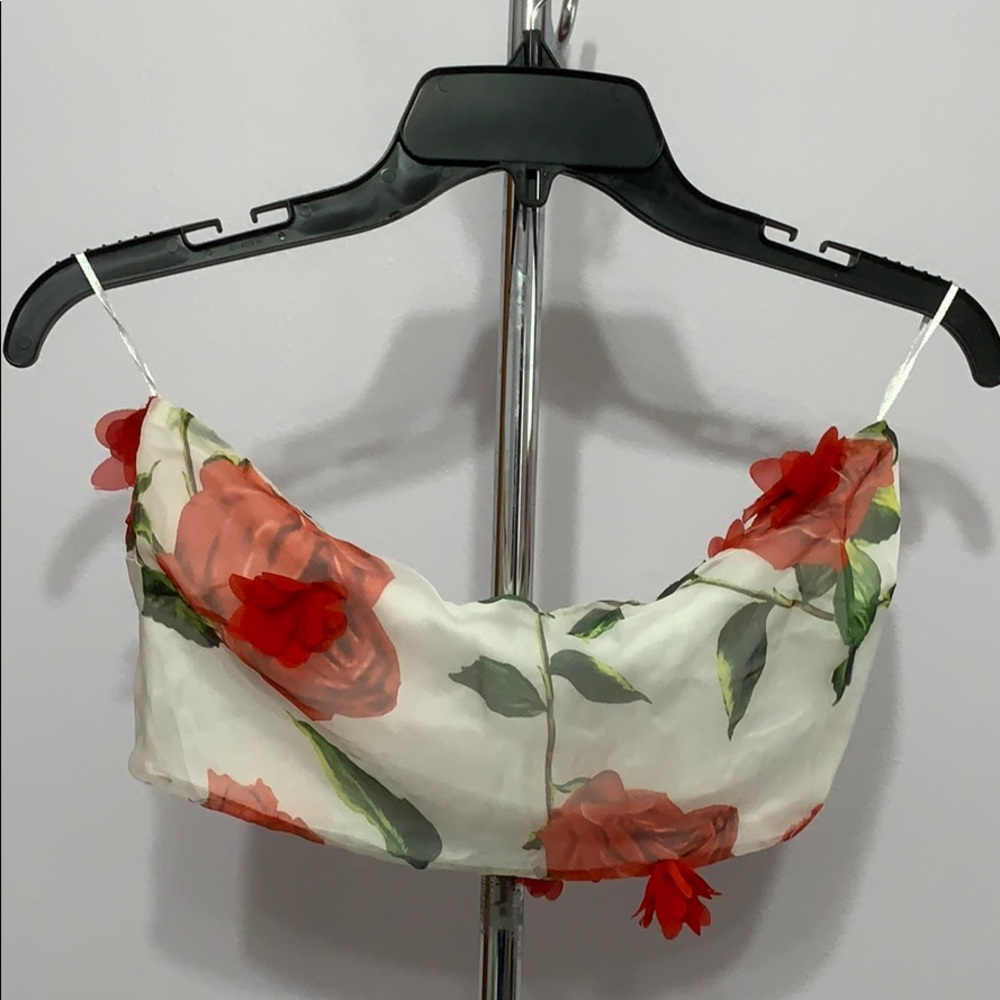 Akira Floral Bandeau Top